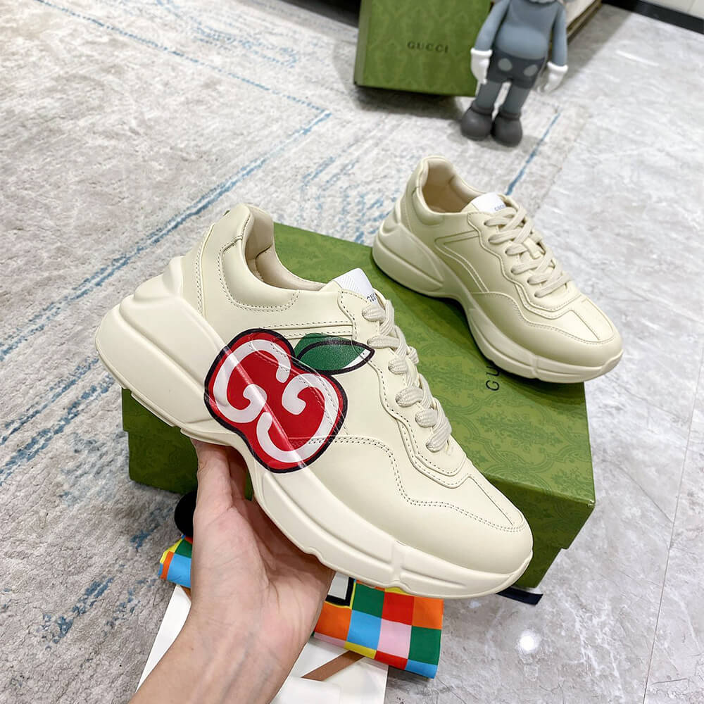 Gucci Rhyton Apple-print Sneaker - Top Club