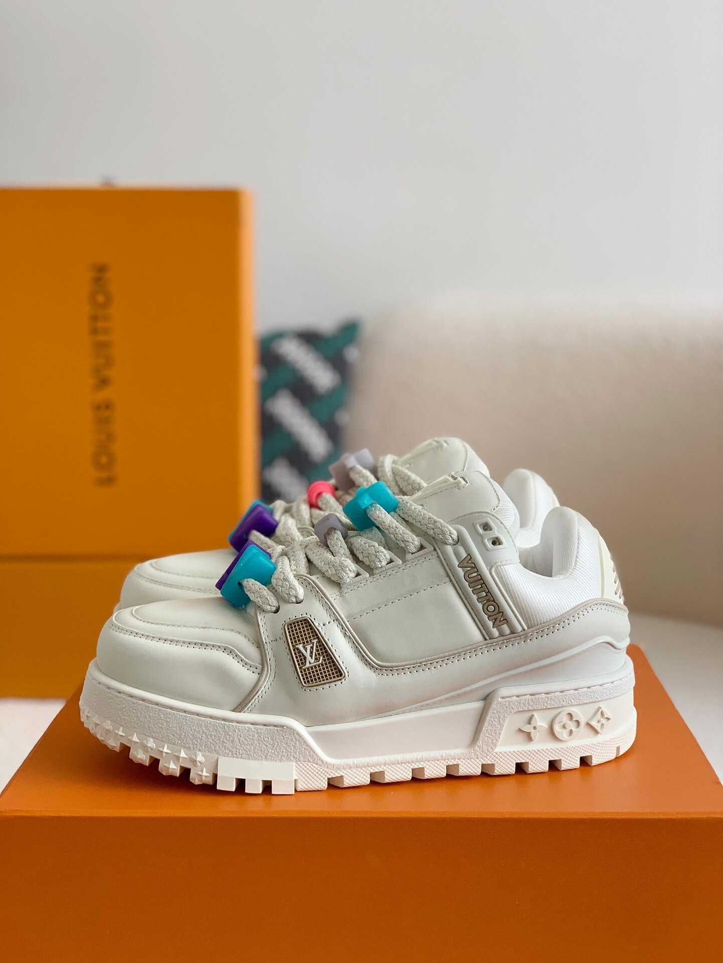 Louis Vuitton LV Trainer White Maxi Sneaker - Sneaker Replica Workshop