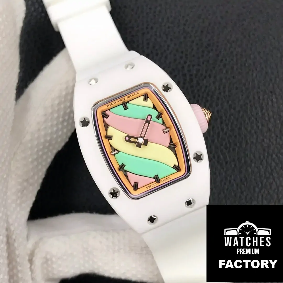Richard Mille RM-07 Bon Bon RM Factory White Strap