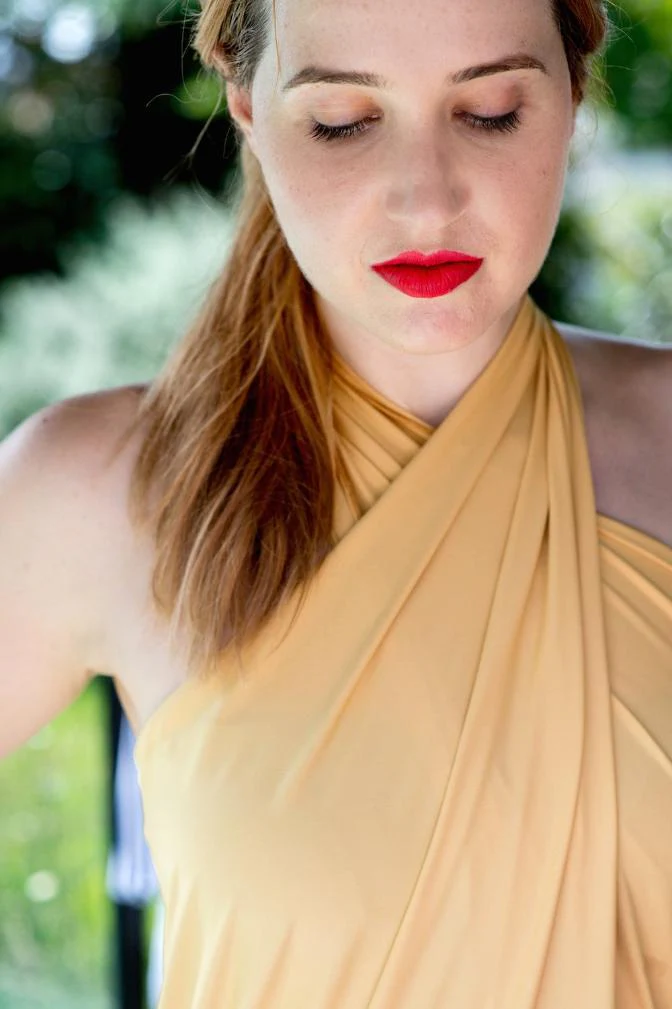 The Long Sun Wrap - Gold UPF50+ - IGAOMI