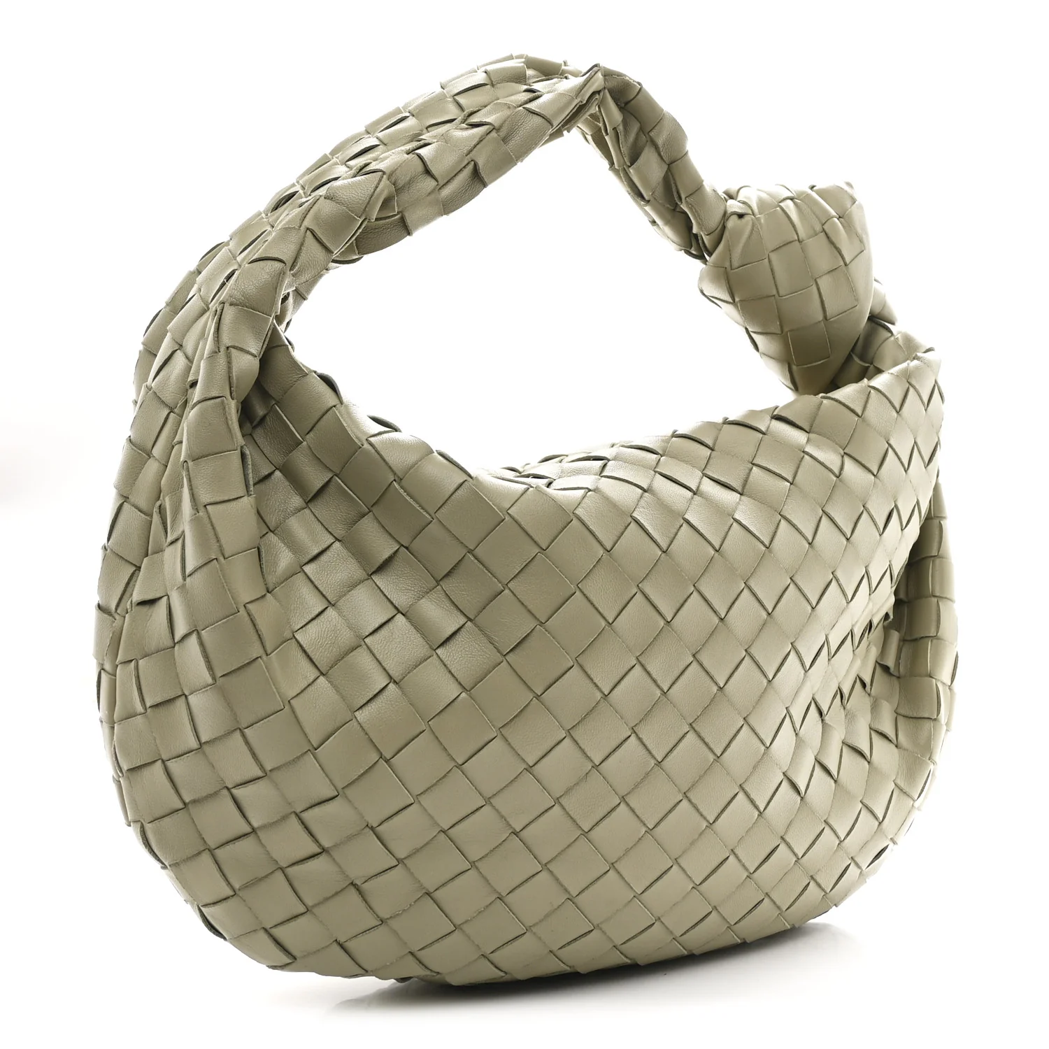 Nappa Intrecciato Teen Jodie Hobo Travertine - Top Club