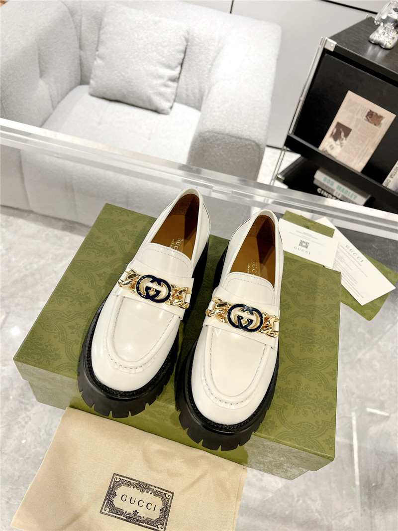 gucci new double GG hardware platform loafers - Sneaker Replica Workshop