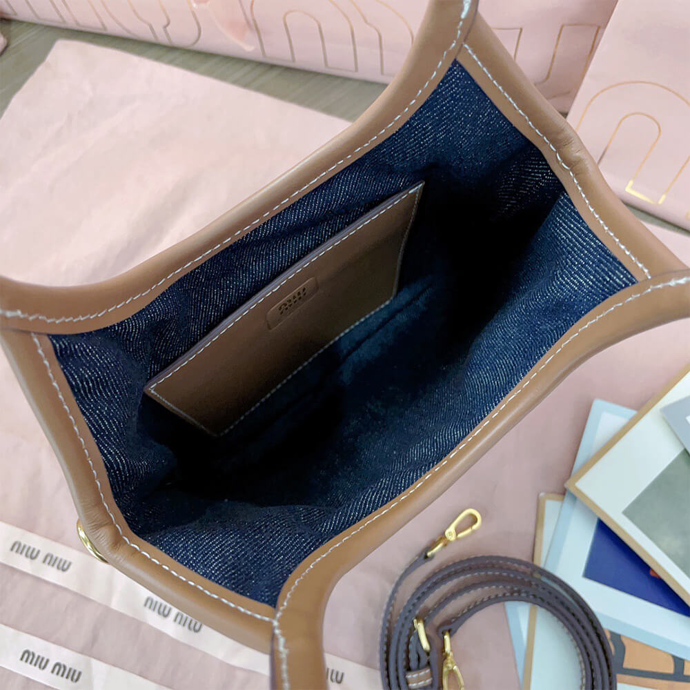 MIUMIU MINI IVY canvas and leather bag(HIGH-END GRADE) - Top Club