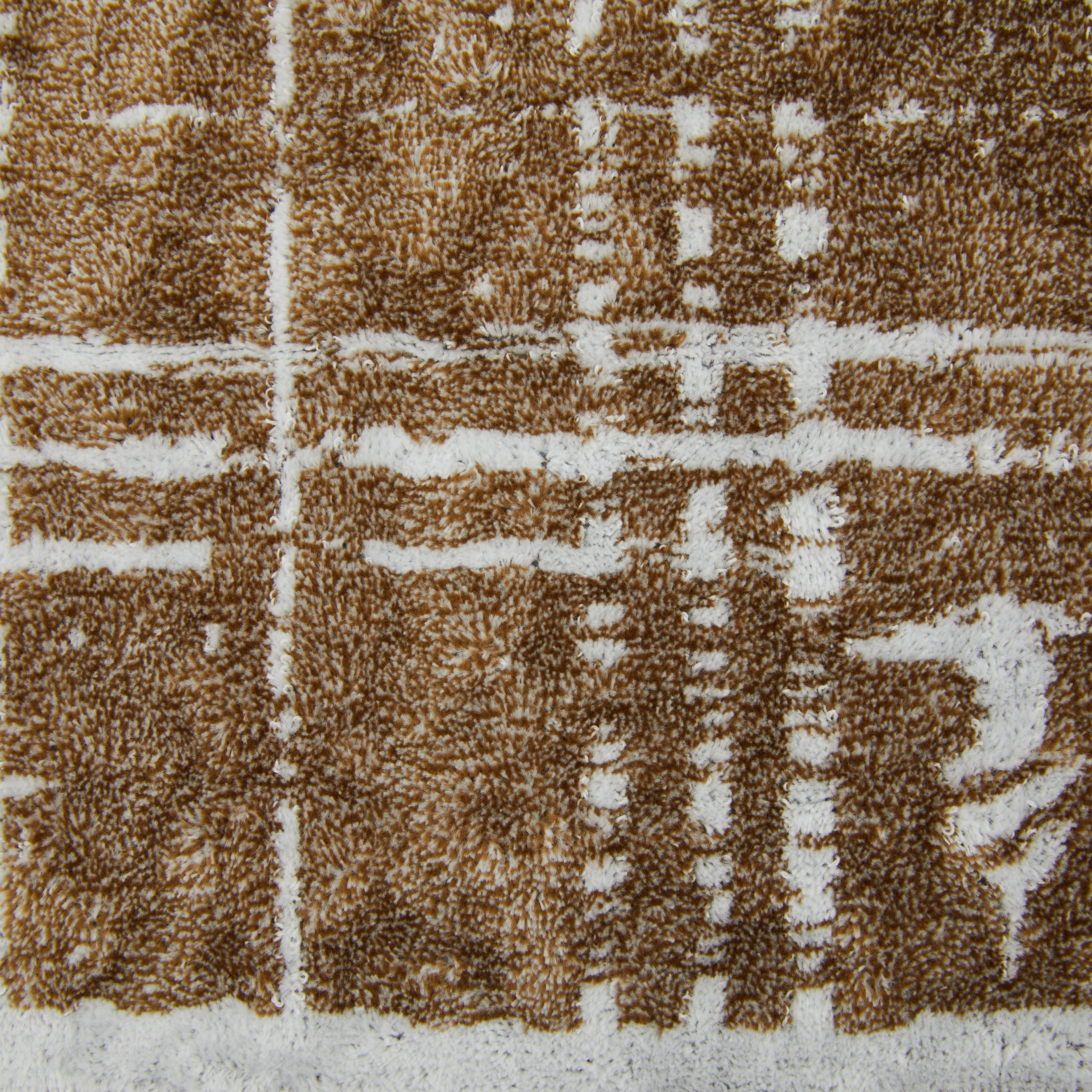 Asciugamano Con Ospite In Spugna Scratch 40X60+60X100 Brown Trussardi