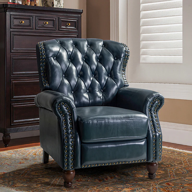 Gabrielle Genuine Leather Oversized Recliner