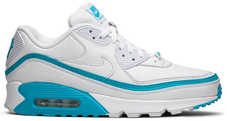 Undefeated x Air Max 90  White Blue Fury  CJ7197-102 - Sneaker Replica Workshop