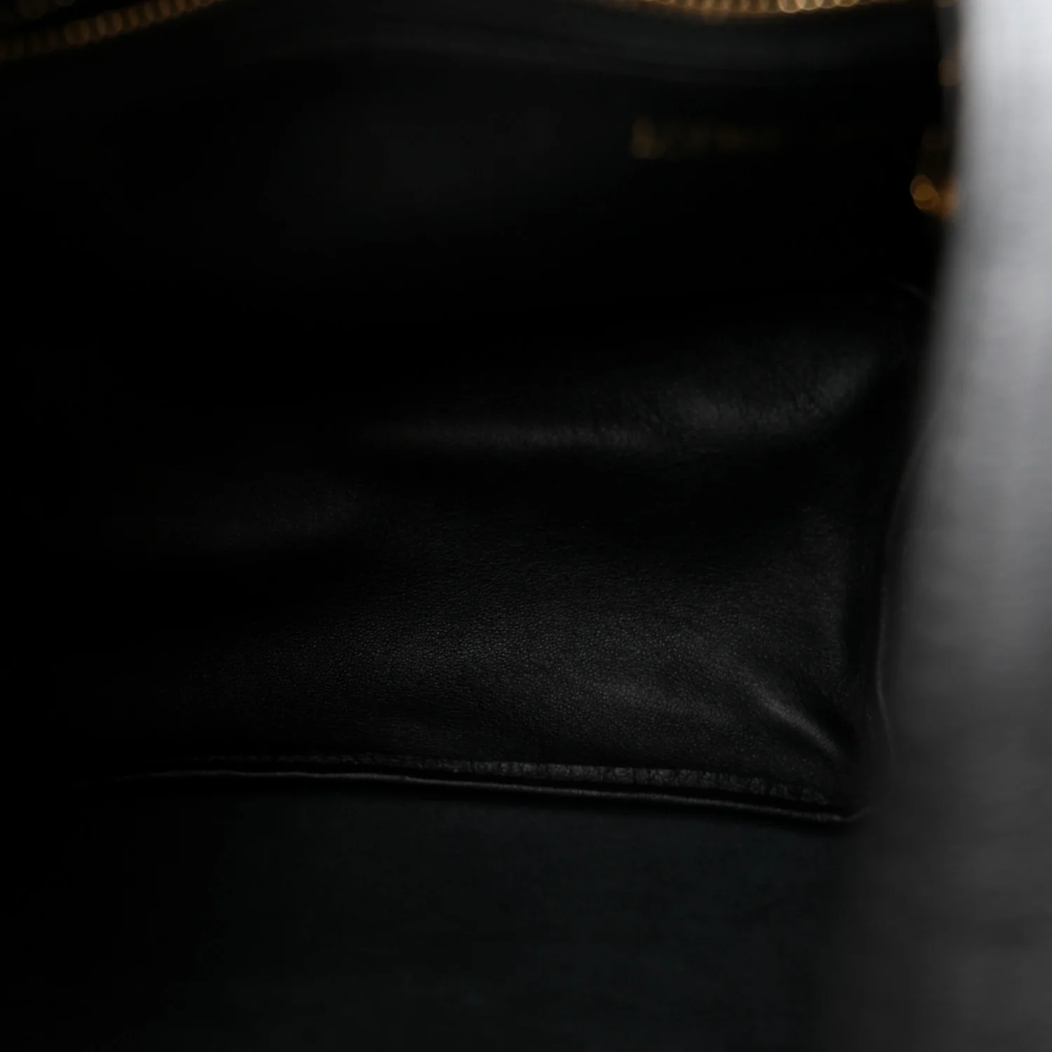 Buttery Nappa Lambskin Small Squeeze Bag Black - Top Club