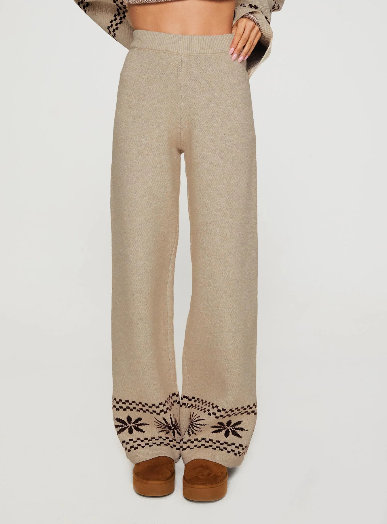 Anok Star Pants Brown / Cream