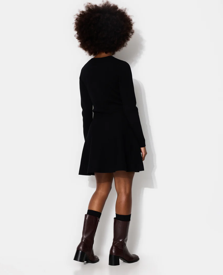 Pimkie Robe en maille forme patineuse avec boutons