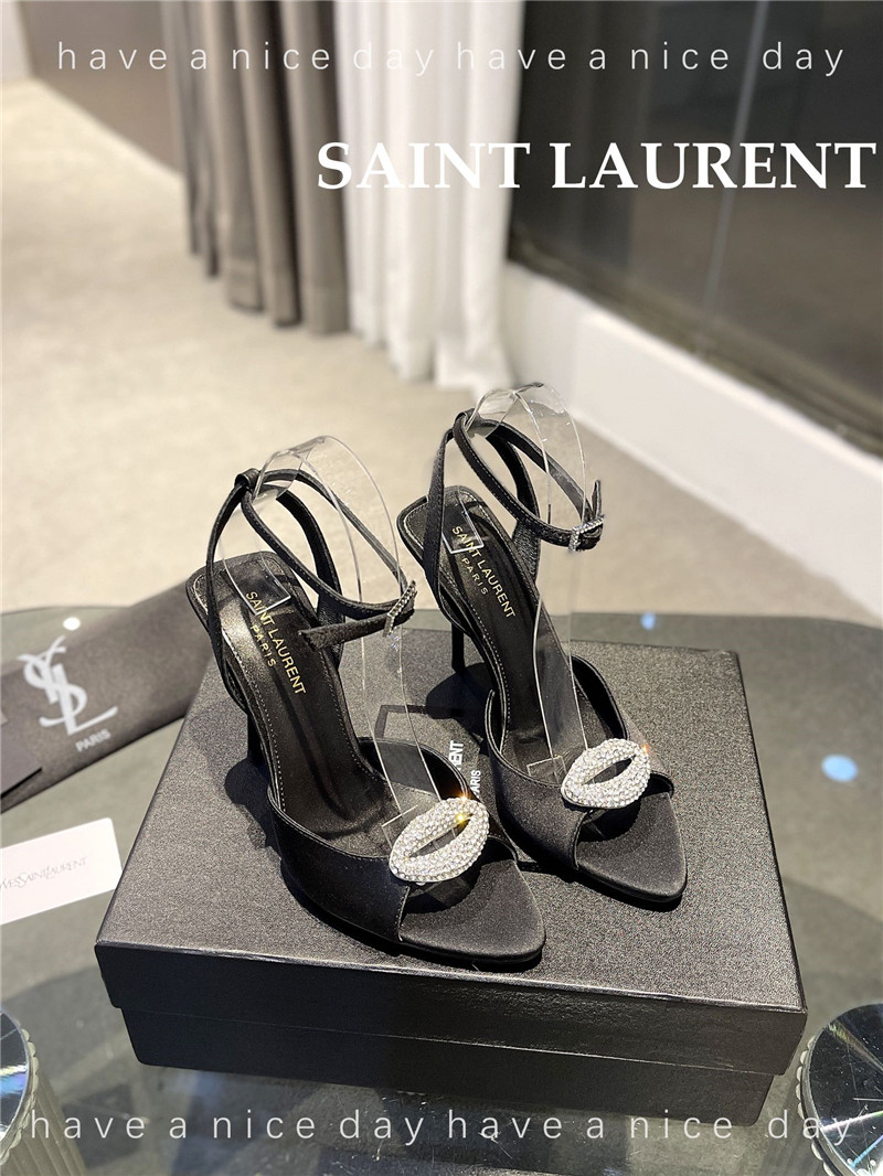YSL pointed crepe satin slingback pumps - Sneaker Replica Workshop