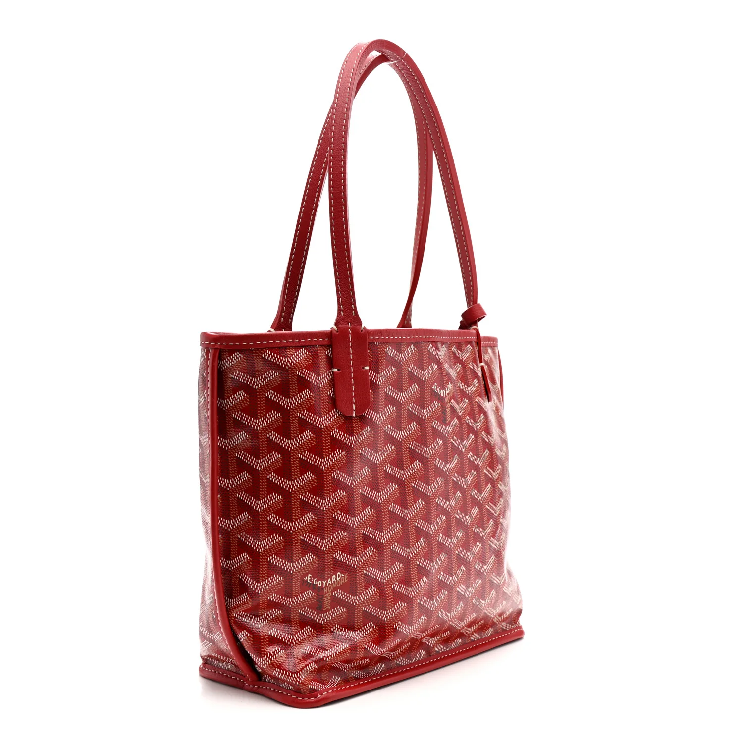 Goyardine Reversible Mini Anjou Red - Top Club