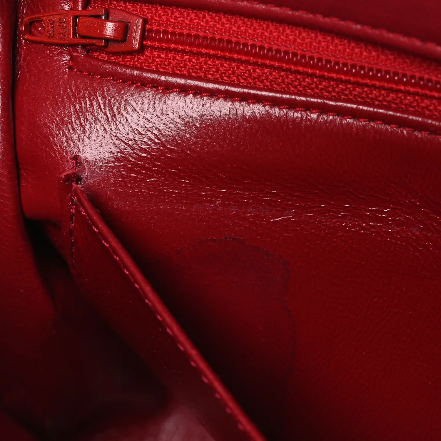 Lambskin Quilted Mini Square Flap Red - Top Club
