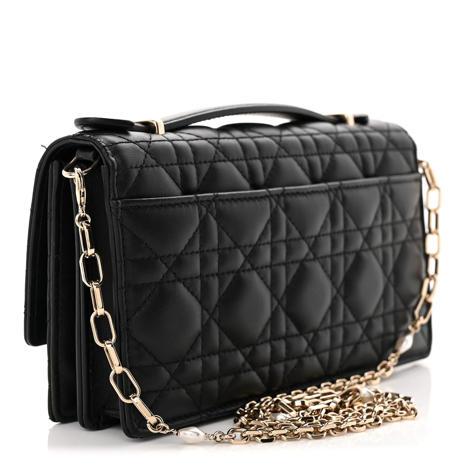 Lambskin Cannage Mini My Dior Bag Black - Top Club