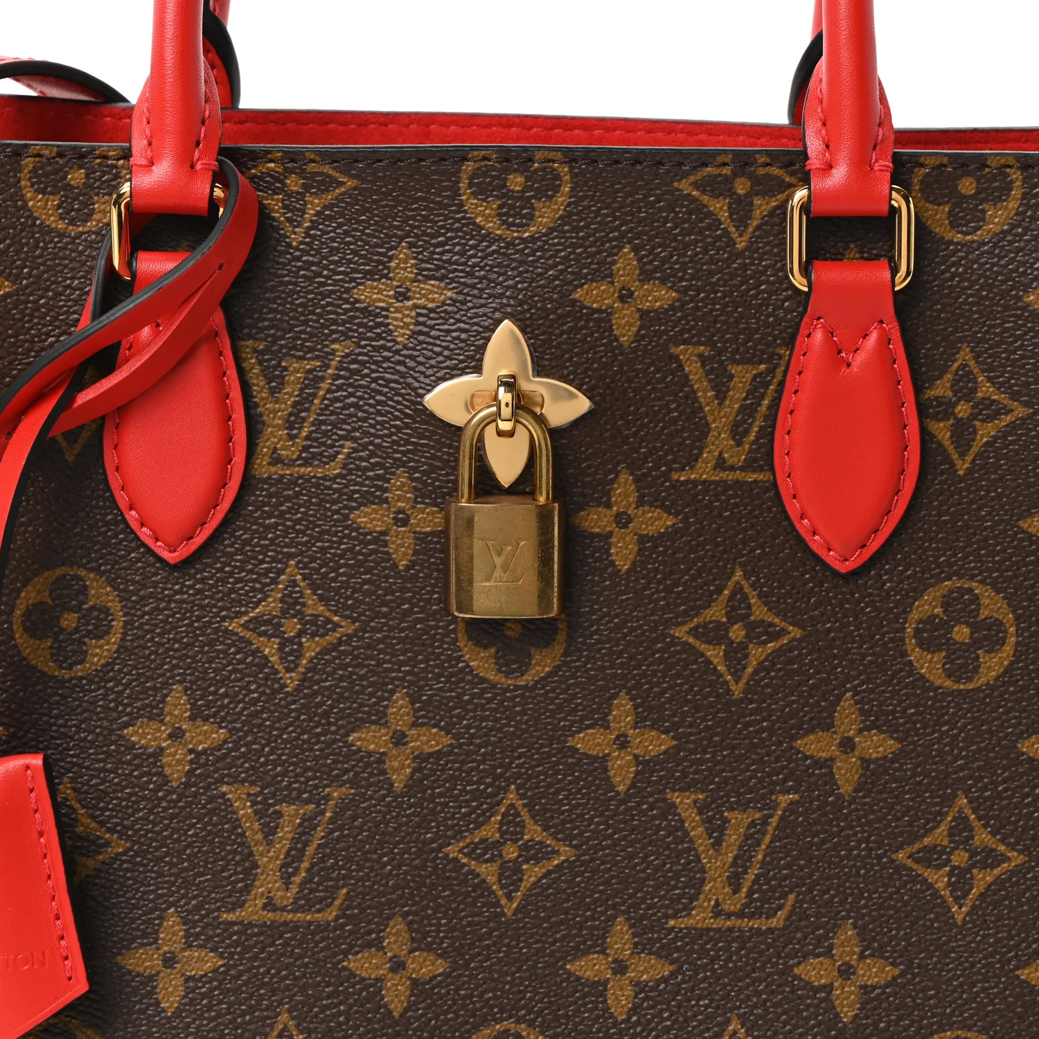 Monogram Flower Tote Coquelicot - Top Club