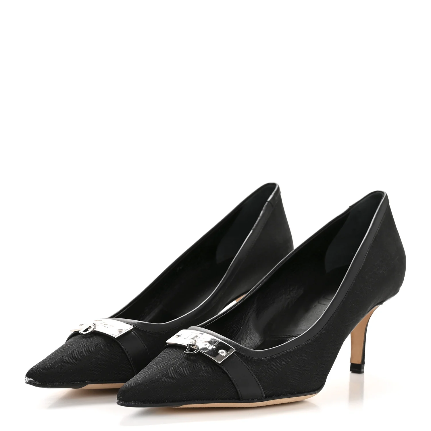 Oblique Canvas Street Chic Pumps 37 Black - Top Club
