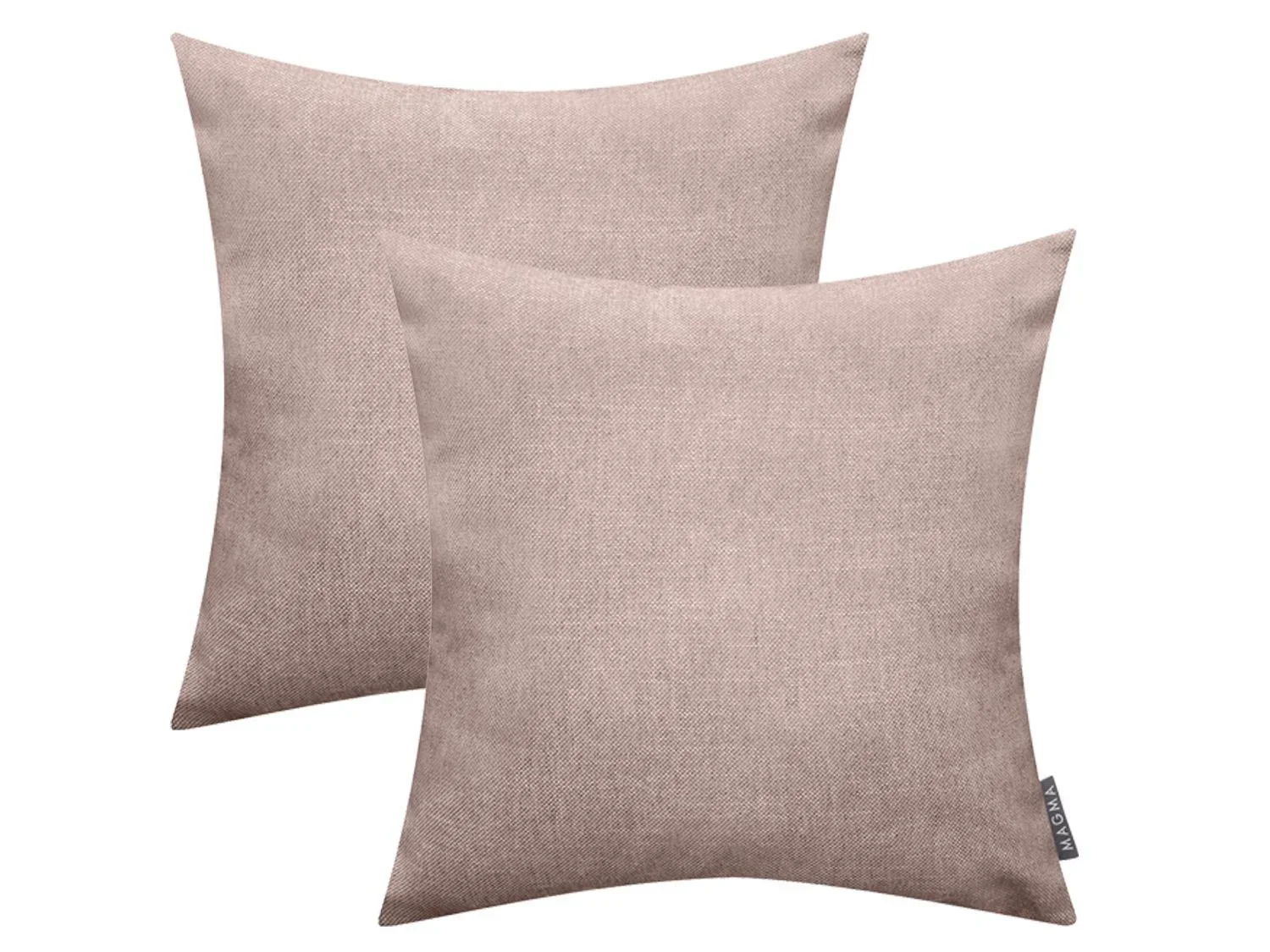 MAGMA Lot de 2 housses de coussin, 40 x 40 cm ou 50 x 50 cm