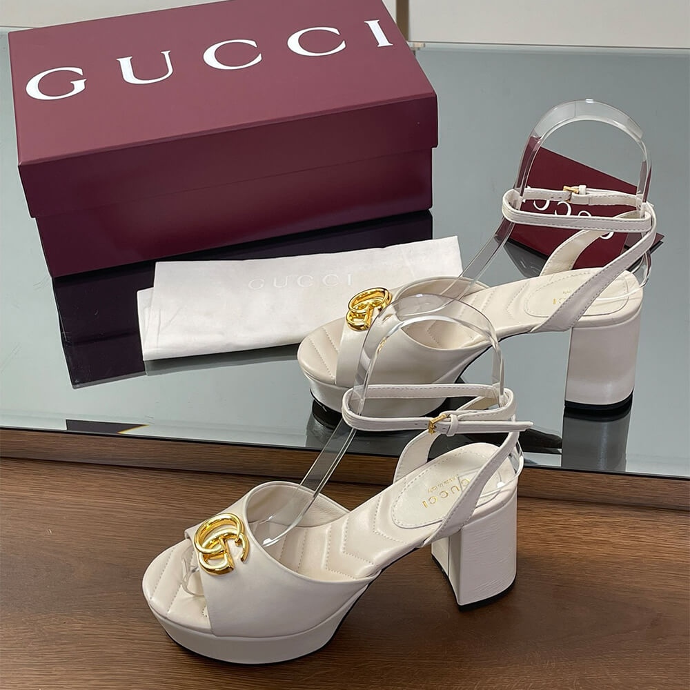 GUCCI Women s platform sandal with Double G - Top Club