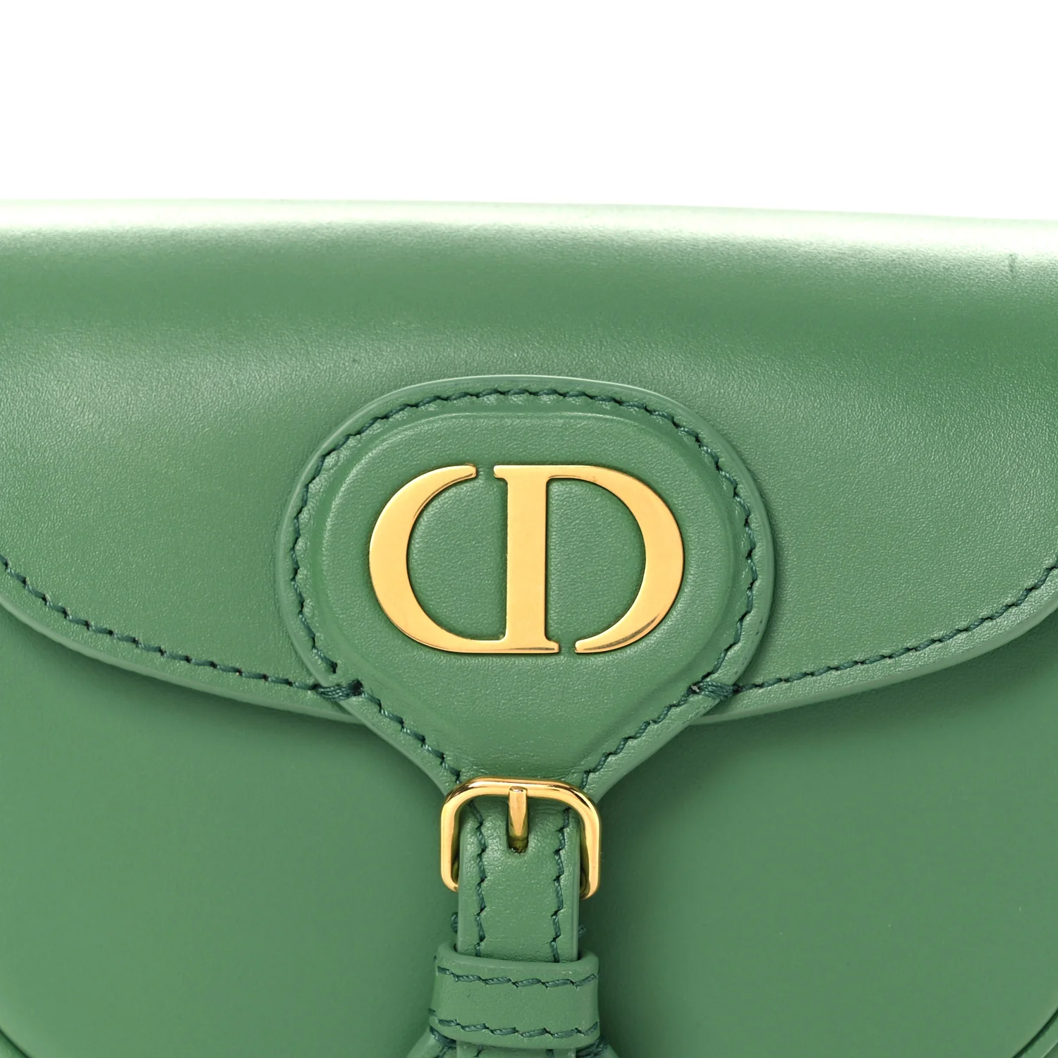 Box Calfskin Micro Bobby Bag Sage Green - Top Club