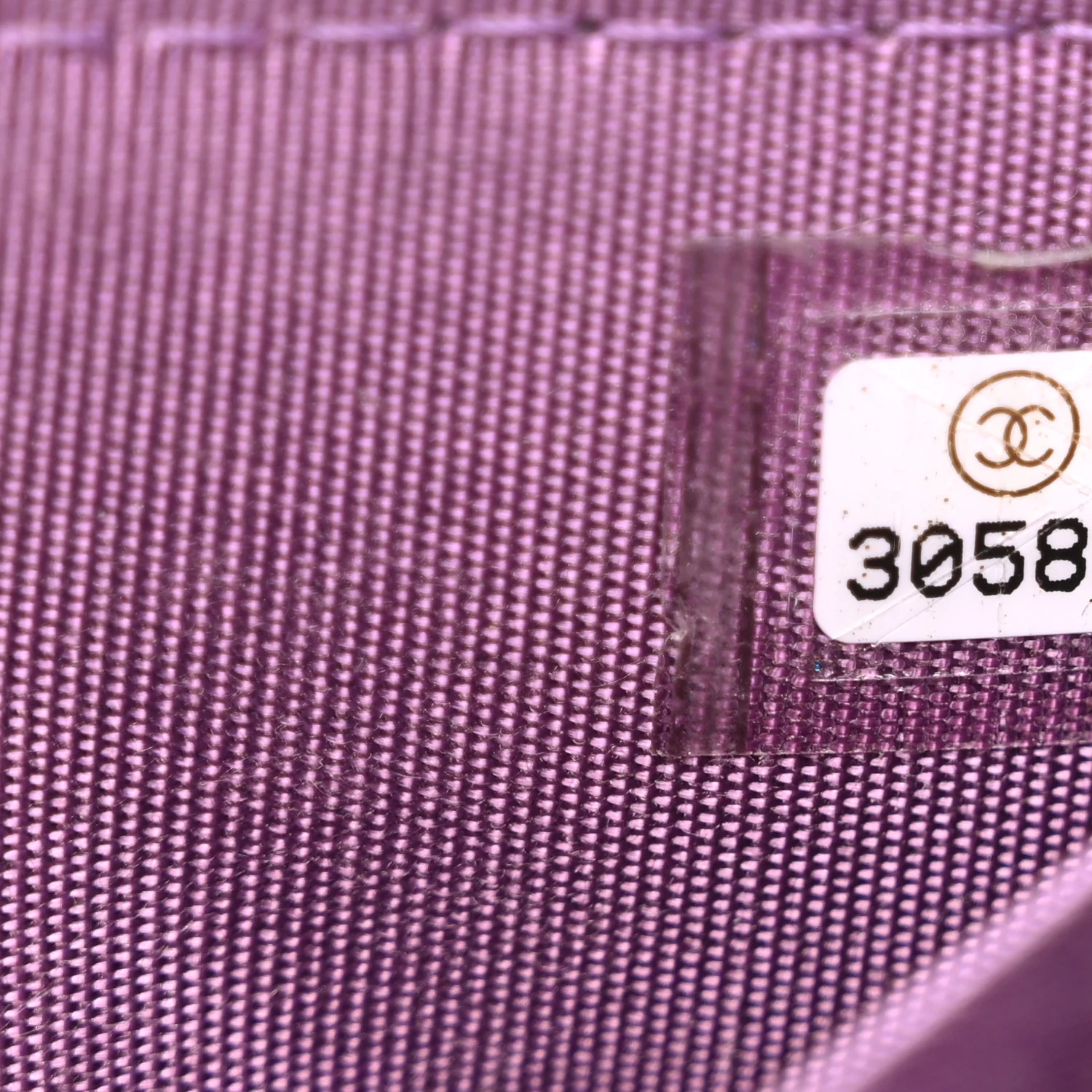 Shiny Lambskin Quilted Extra Mini Flap Purple - Top Club