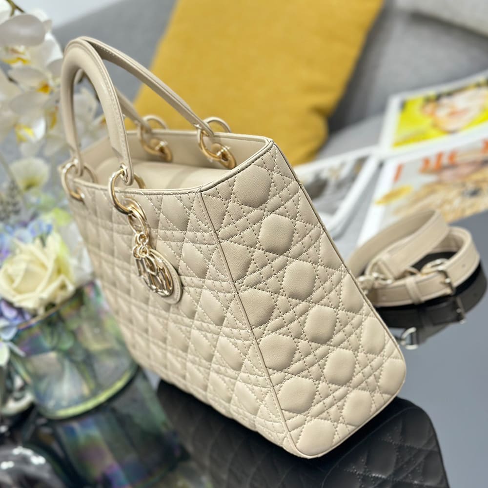 Dior Large Lady Dior Bag(HIGH-END GRADE) - Top Club