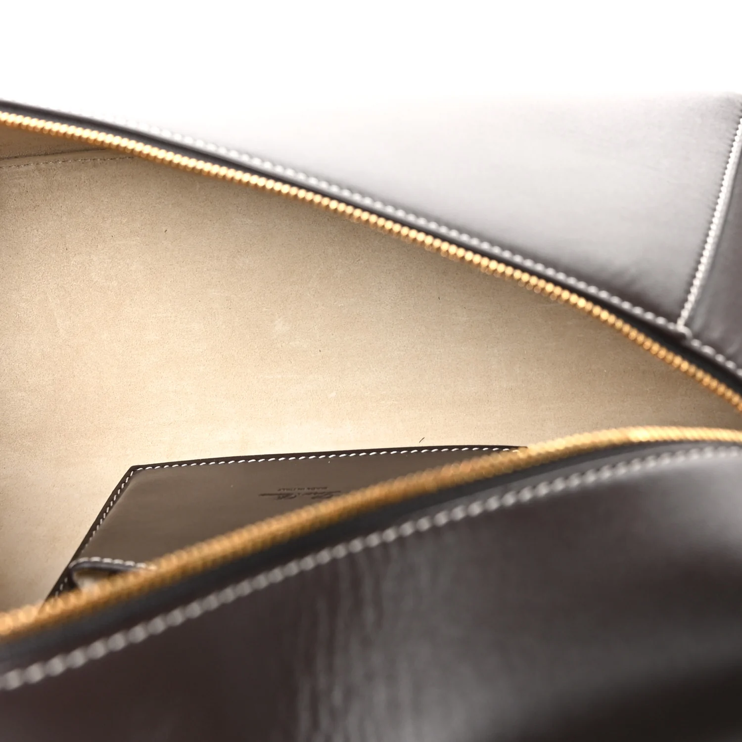 Smooth Calfskin Extra Bag L27 Dark Choco Licorice - Top Club