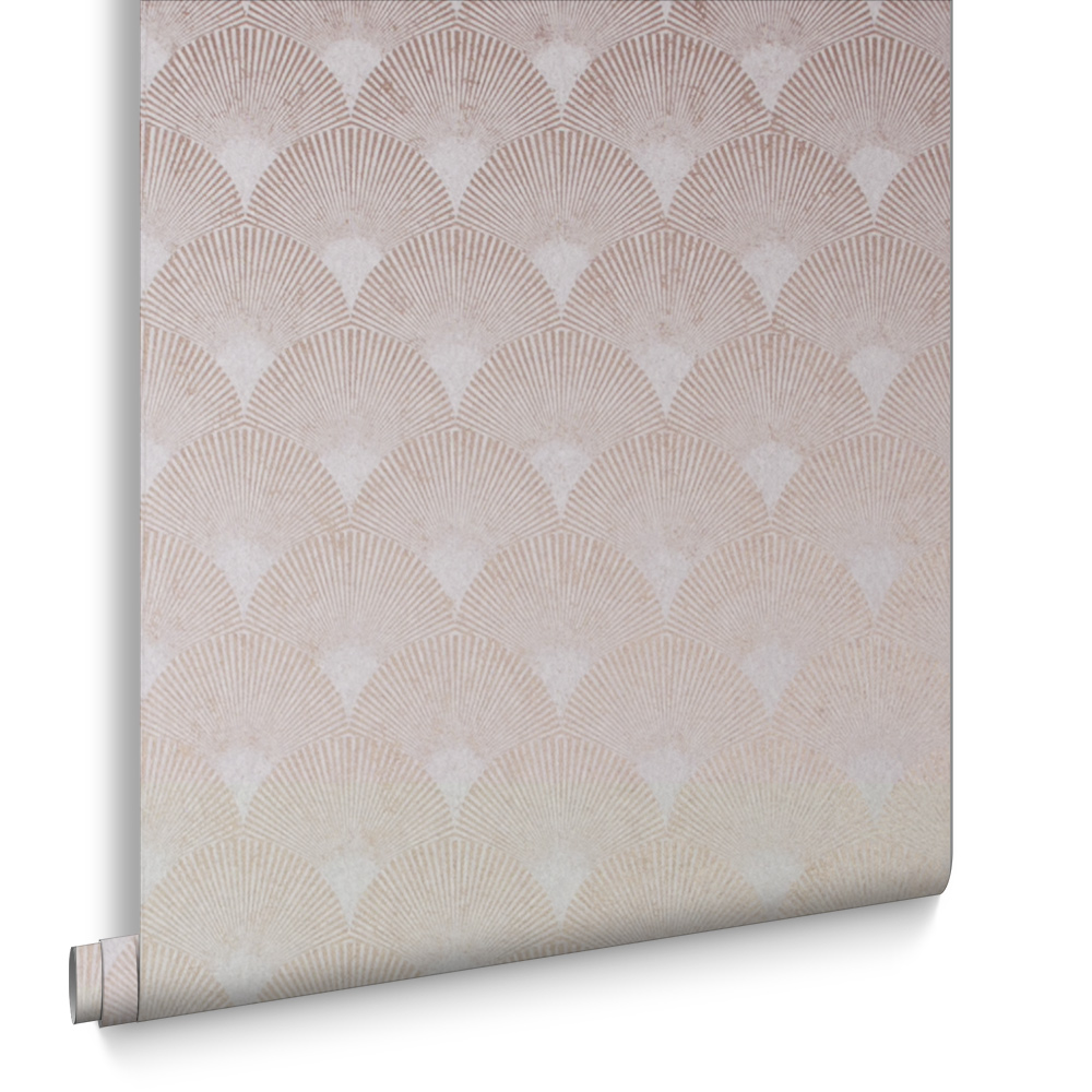 Graham & Brown  vliesbehang  Fan Rose Gold Graham & Brown  vliesbehang  Fan Rose Gold