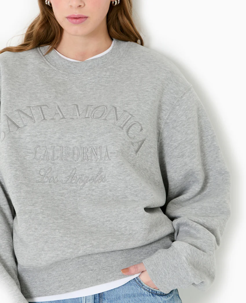 Pimkie Sweat col rond avec broderie