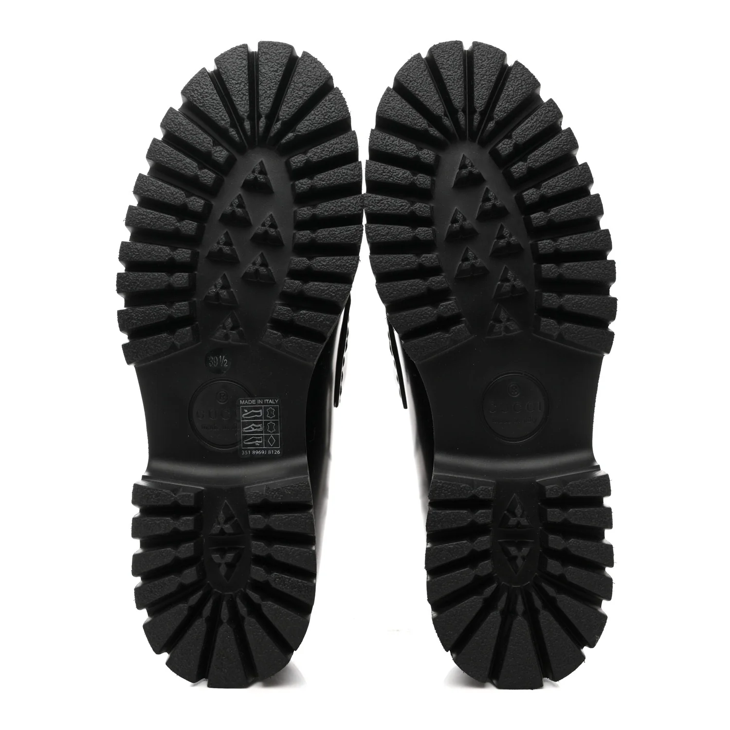 Cordovan Lux Womens Horsebit 45mm Platform Loafers 39.5 Black - Top Club