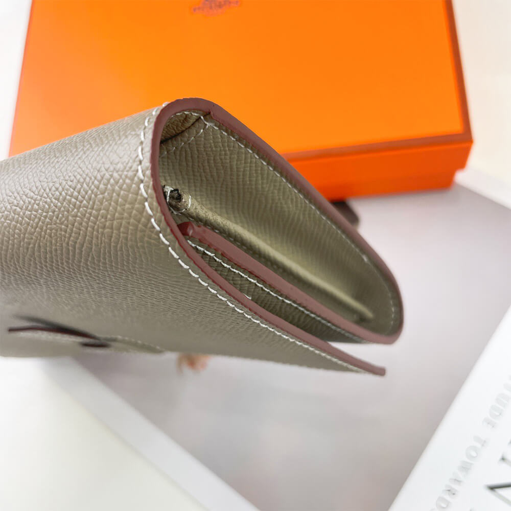 HERMES New H Passant Toutenmain wallet(HIGH-END GRADE) - Top Club