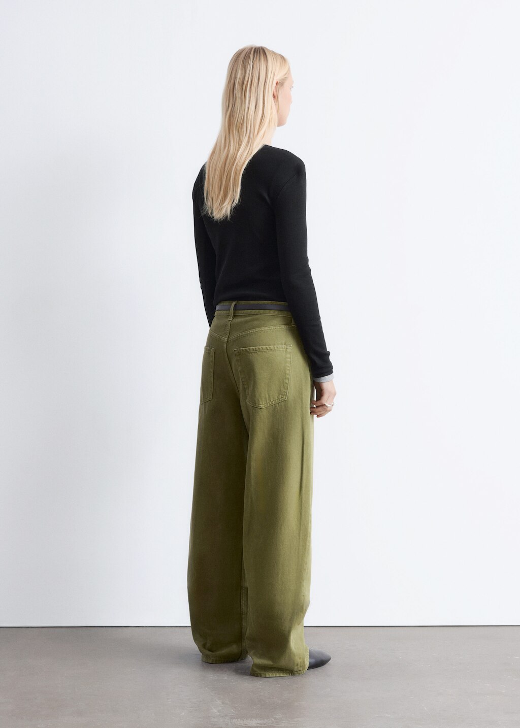 & Other Stories RIBBED LONG-SLEEVE TOP