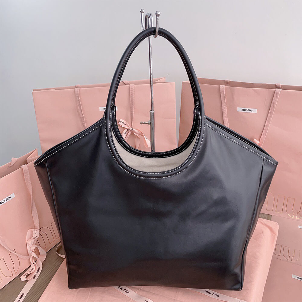 MIUMIU LARGE IVY LEATHER BAG(HIGH-END GRADE) - Top Club