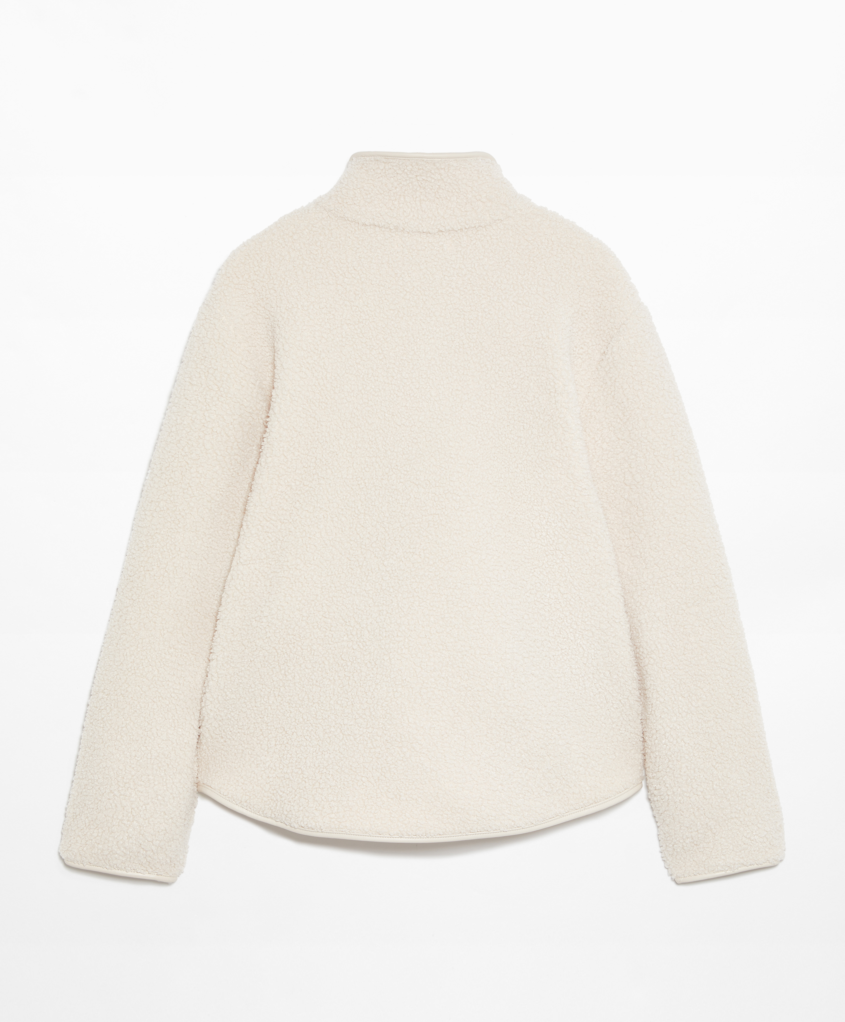 OYSHO Faux-shearling sweatshirt
