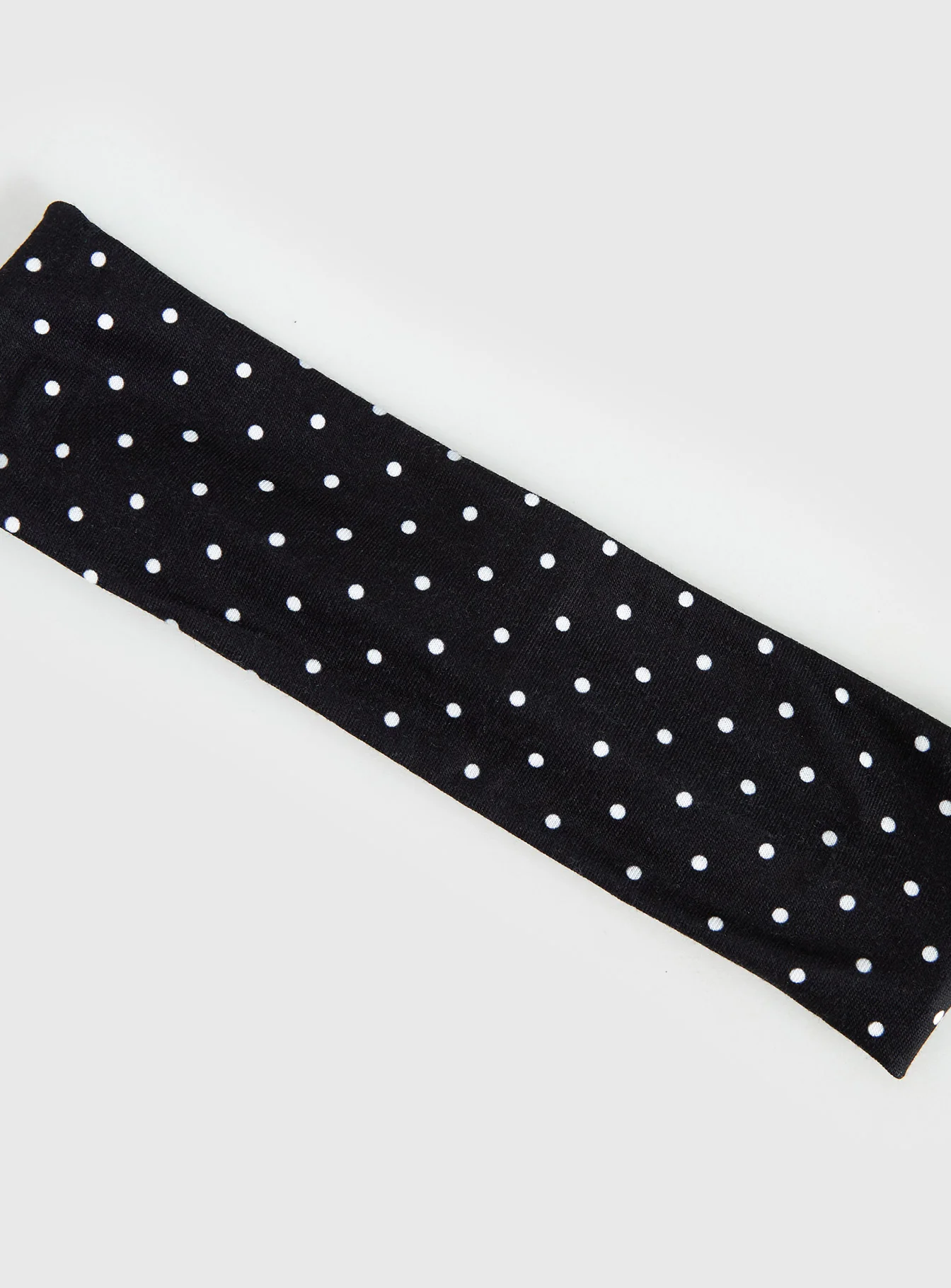 The Juney Headband Black Polka Dot