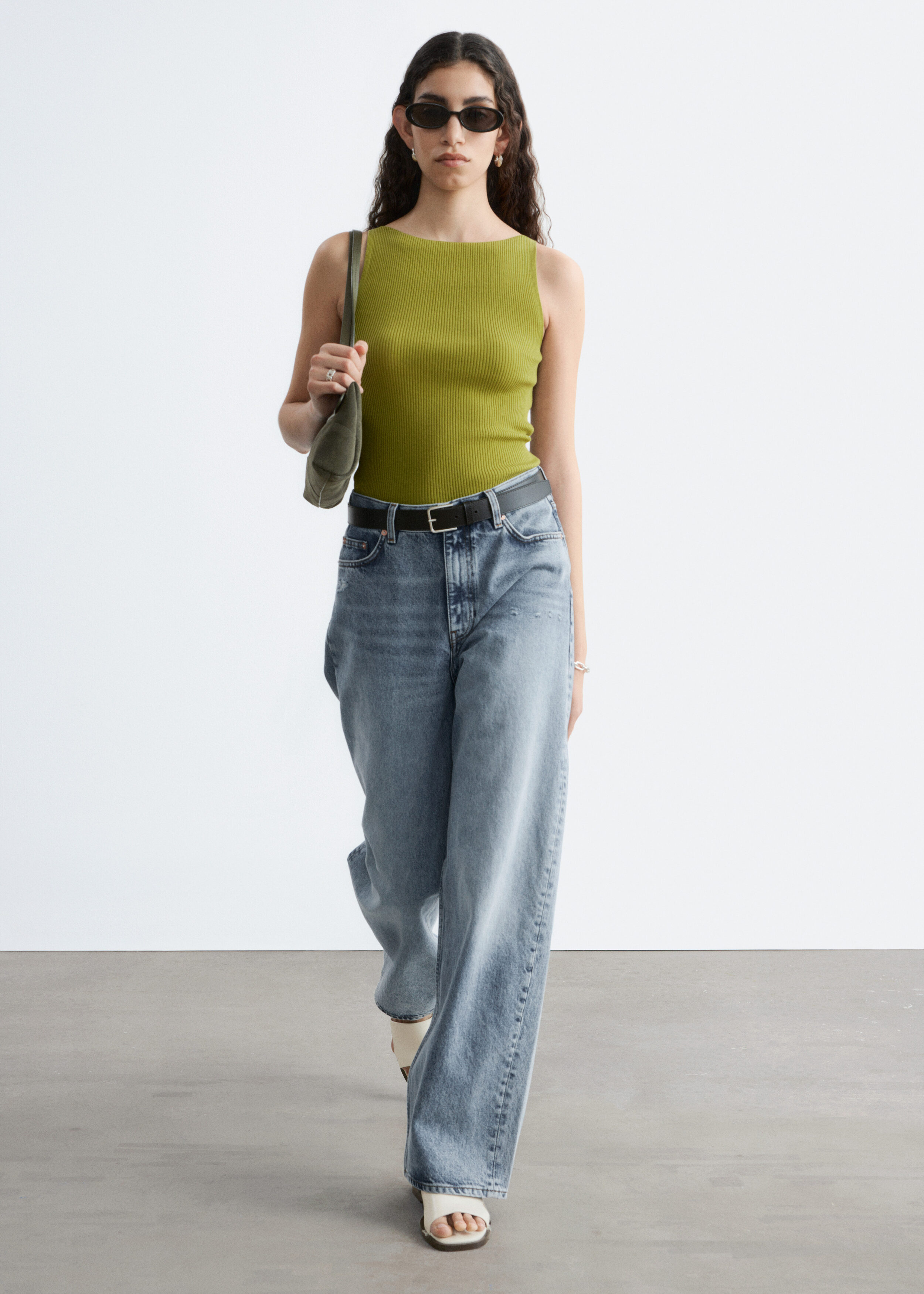 & Other Stories RIB-KNIT TANK TOP