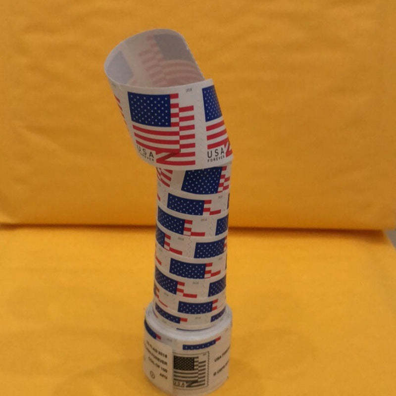 (2018) USPS Forever American Flag Stamps Rolls