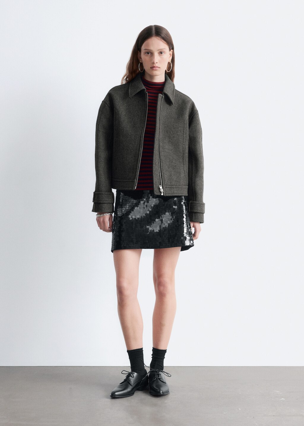 & Other Stories SEQUIN MINI SKIRT