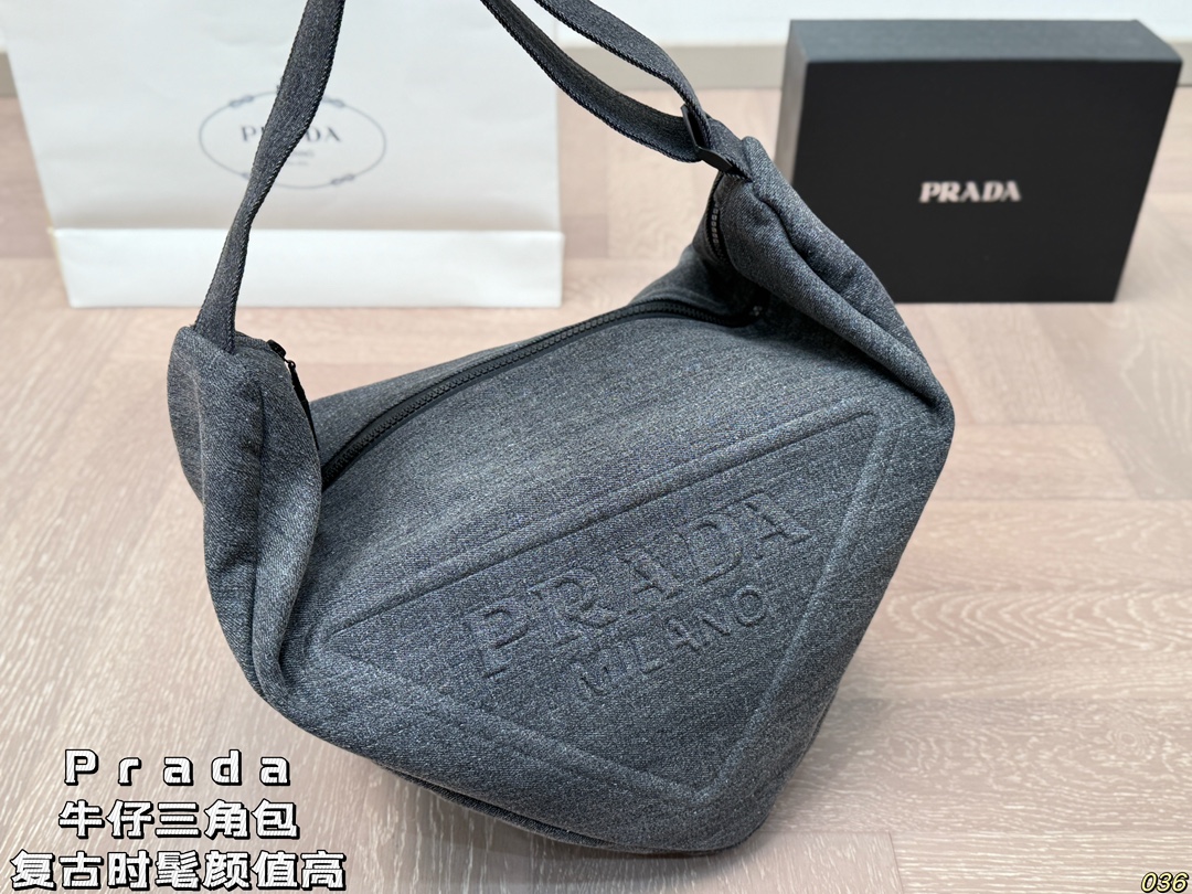 Pra new arrival denim crossbody bag size:50 * 29 cm - Top Club