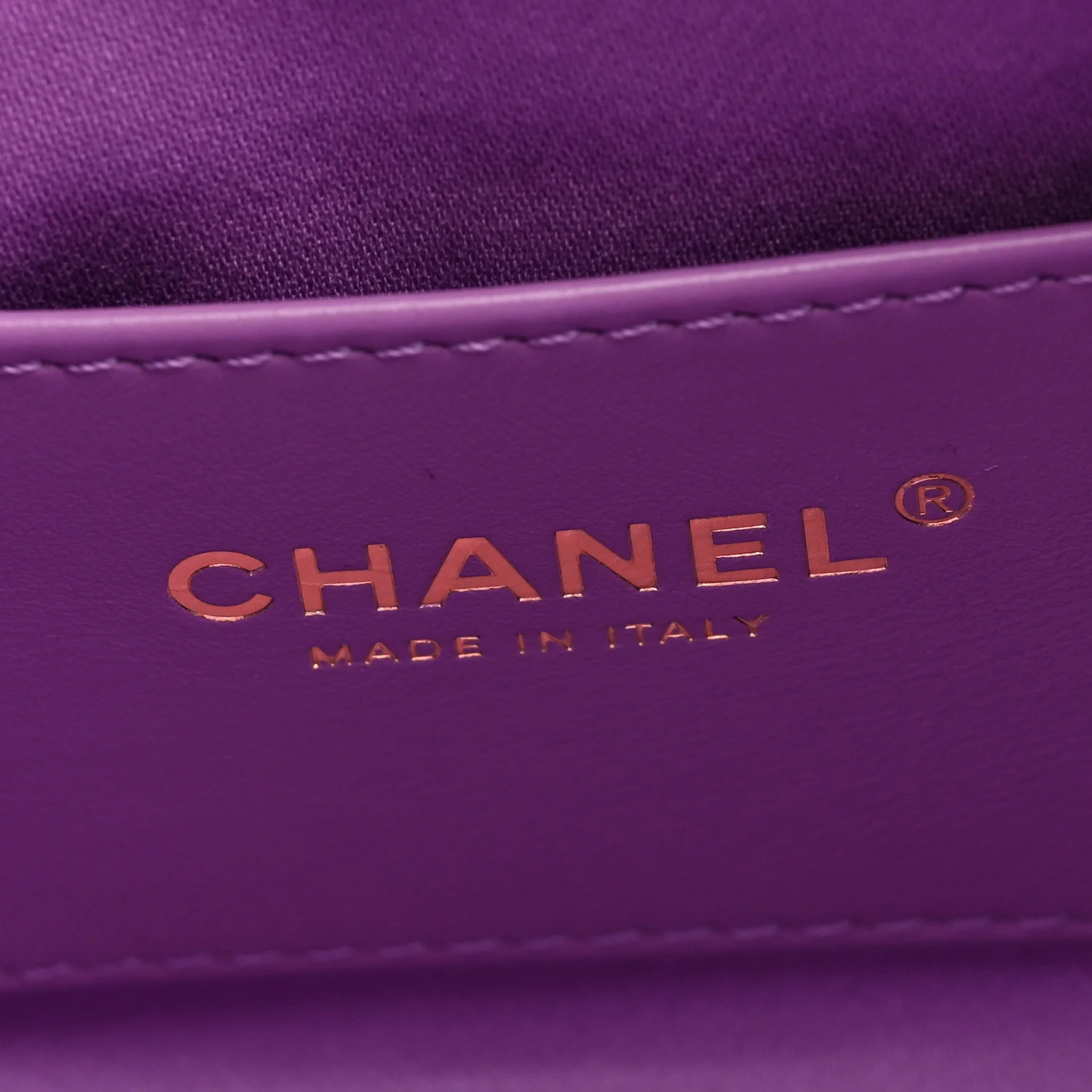 Suede Quilted Mini Chanel 25 Handbag Purple - Top Club