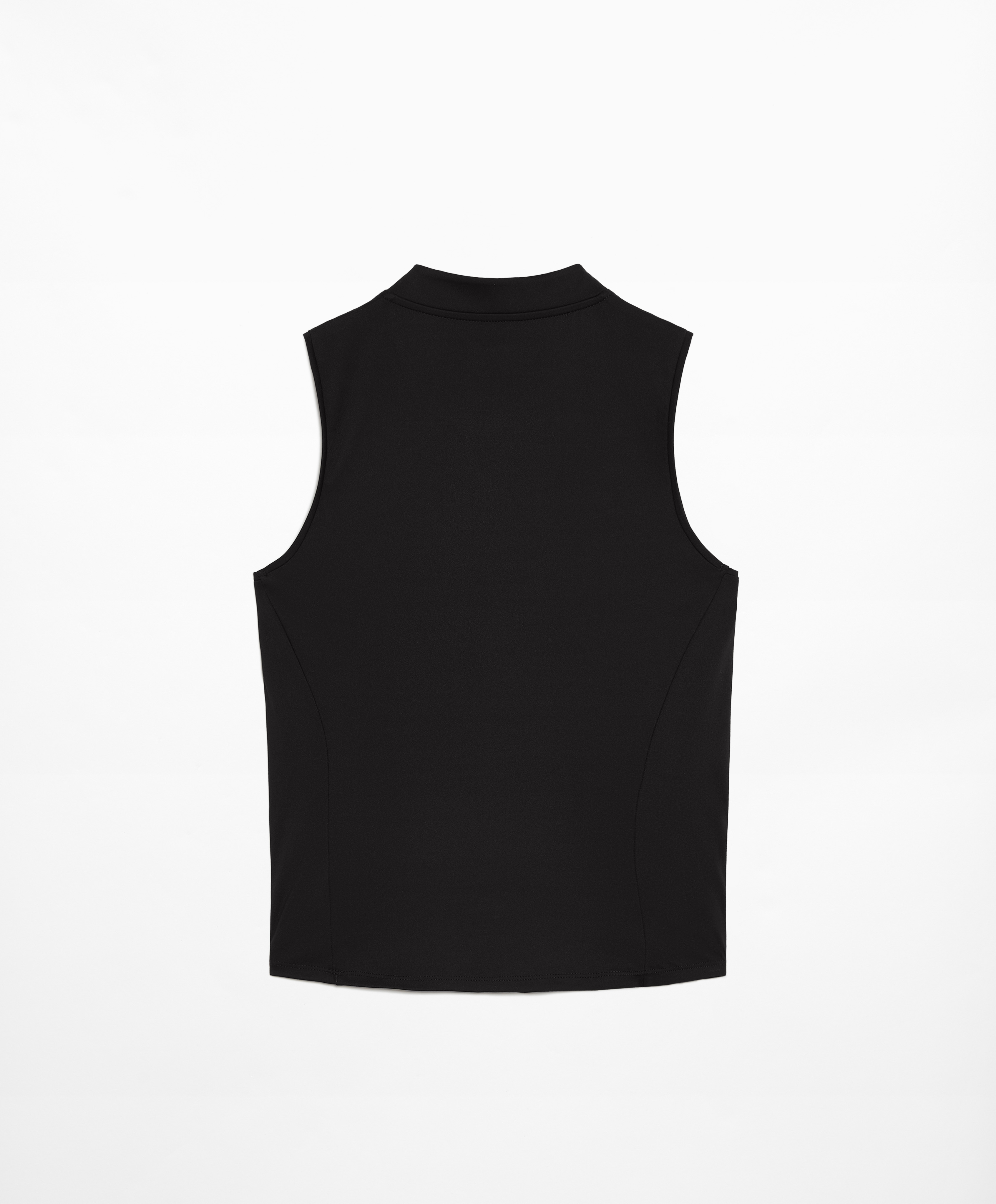OYSHO Sleeveless zip T-shirt