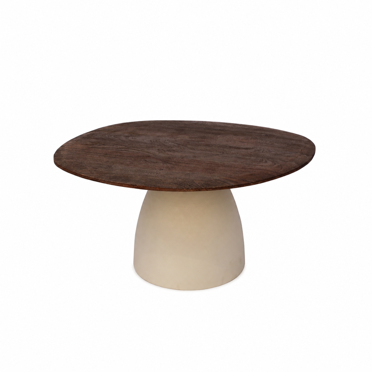 Salontafel Milan hout 86 cm beige