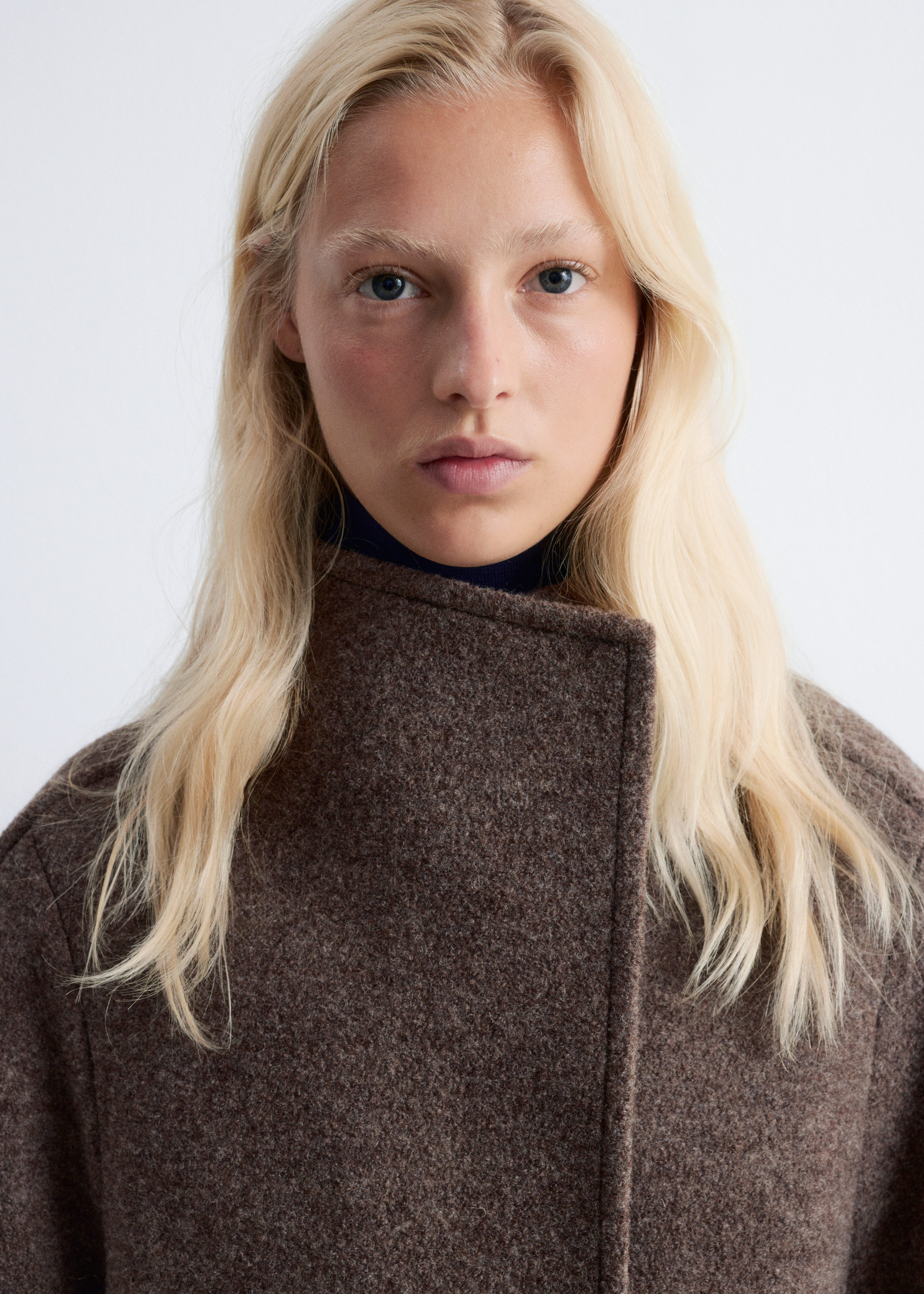 & Other Stories ASYMMETRIC WOOL JACKET