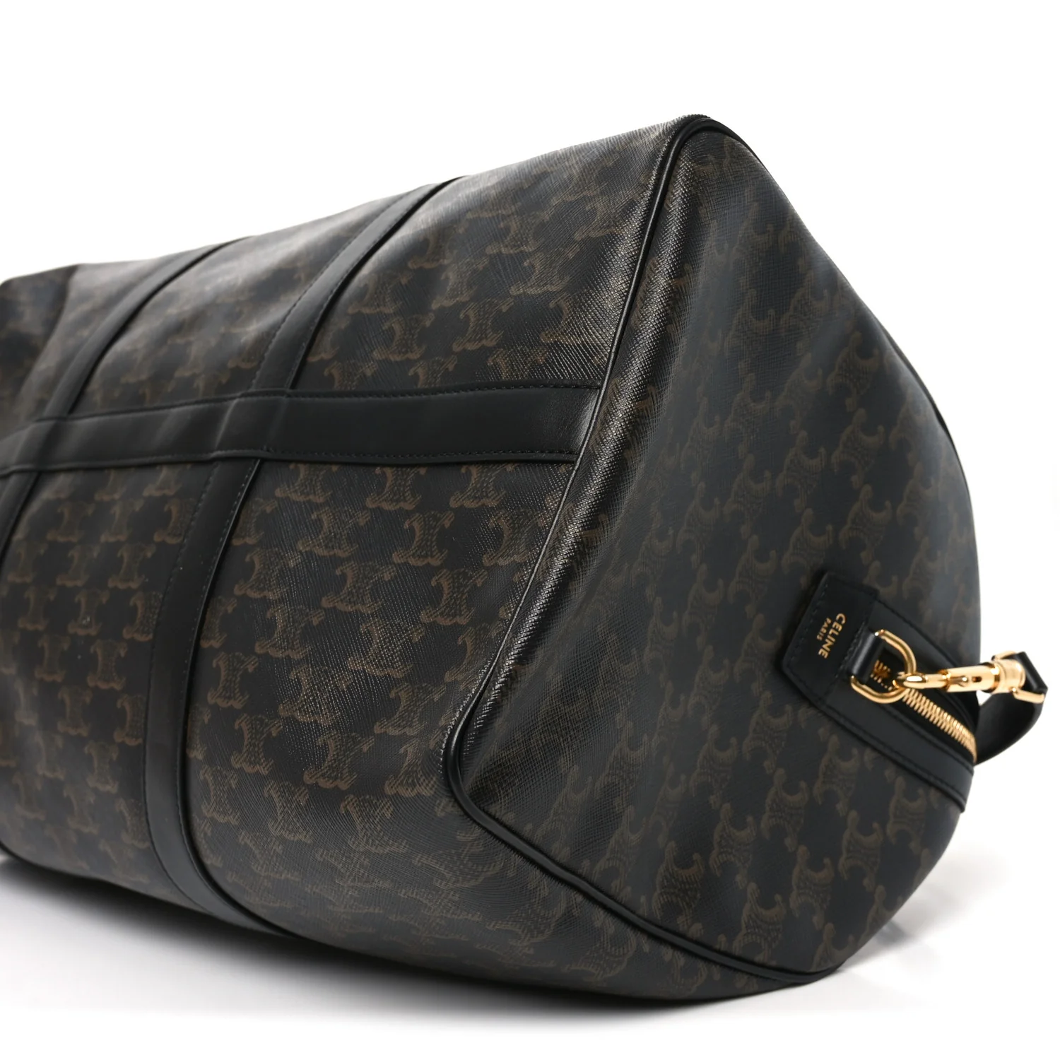 Triomphe Canvas Medium Voyage Duffle Black - Top Club