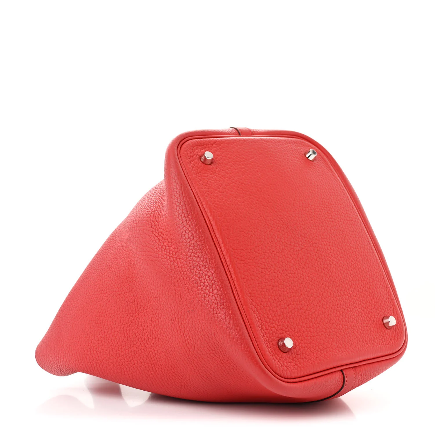 Taurillon Clemence Picotin Lock 22 MM Rouge Pivoine - Top Club