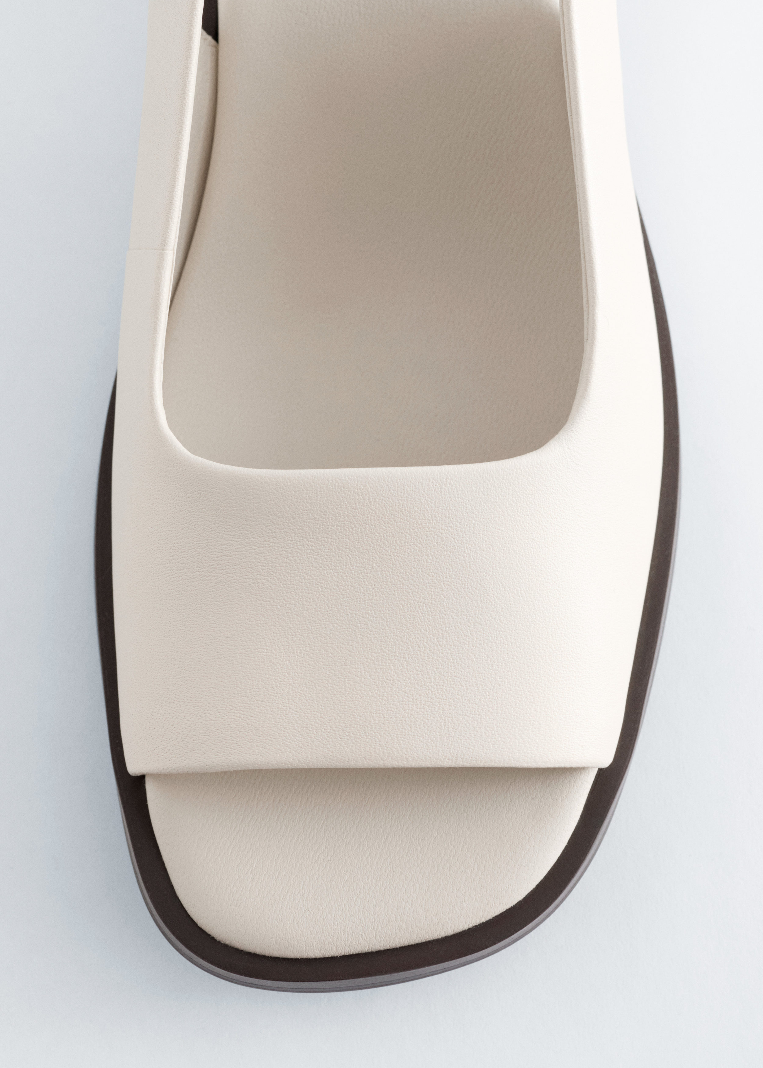 & Other Stories NAPPA LEATHER SLINGBACK SANDALS