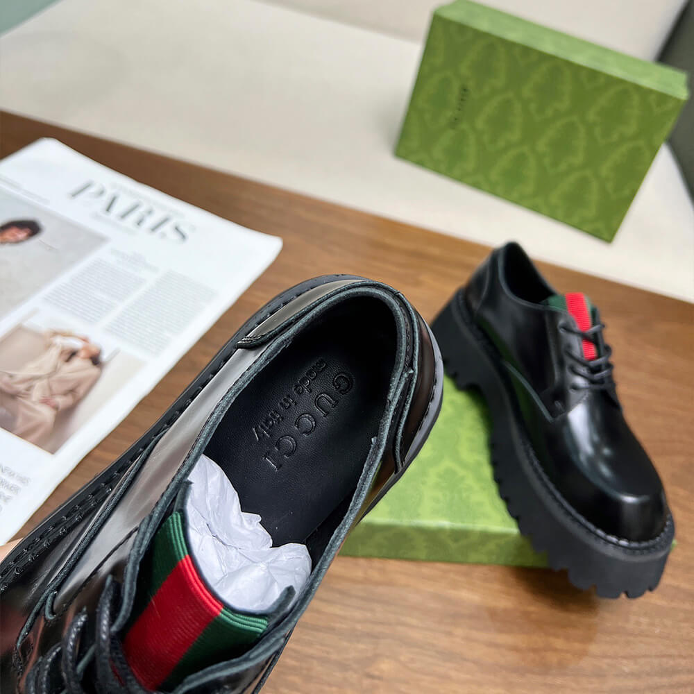 GUCCI Women s lace-up with Web - Top Club