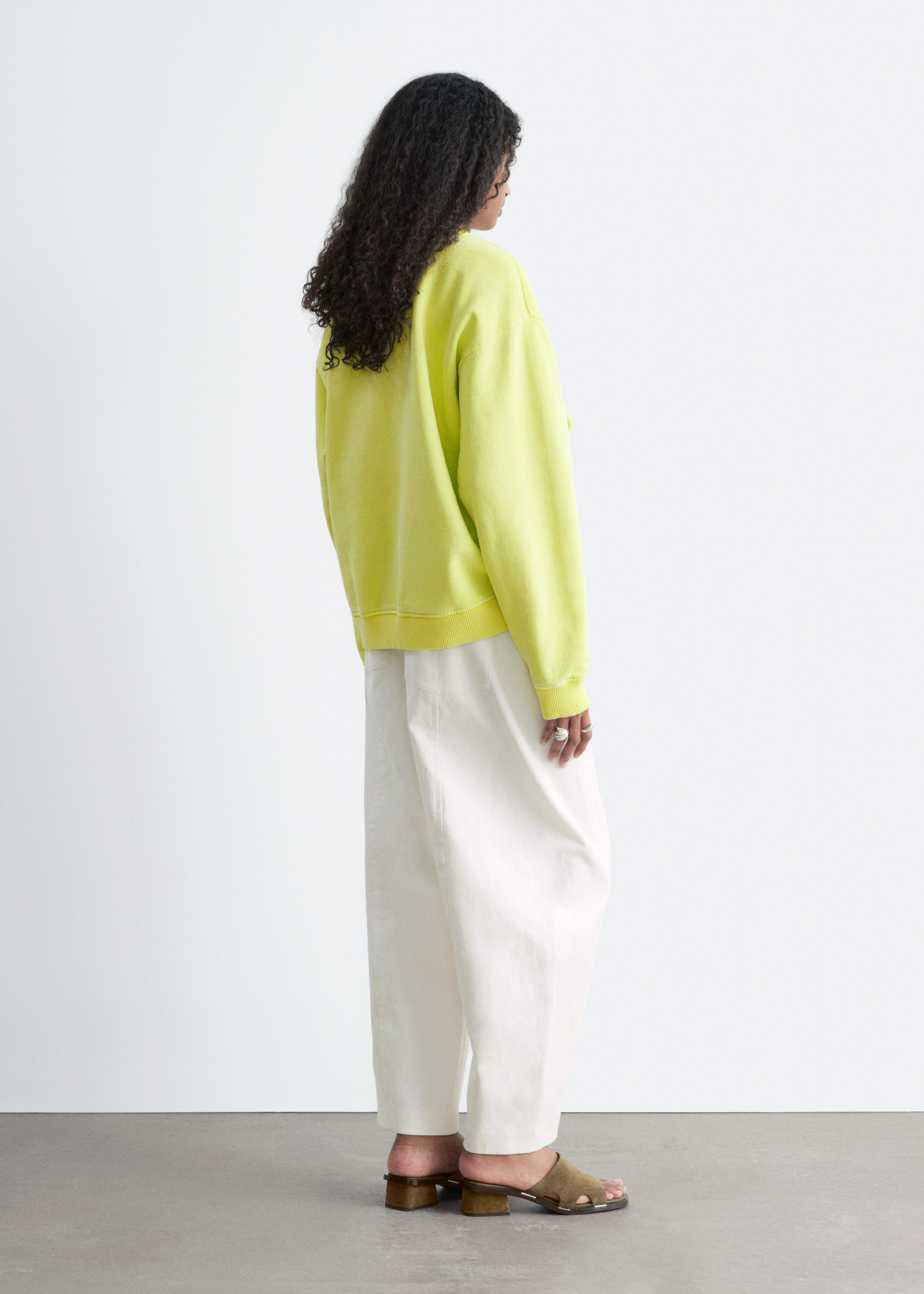 & Other Stories OVERSIZED COTTON-JERSEY SWEATSHIRT