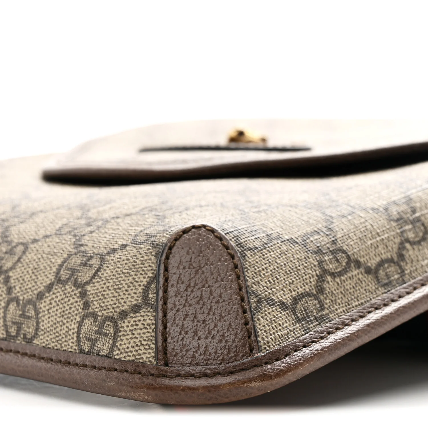 GG Supreme Monogram Web Medium Neo Vintage Flap Messenger Bag Beige New Acero - Top Club