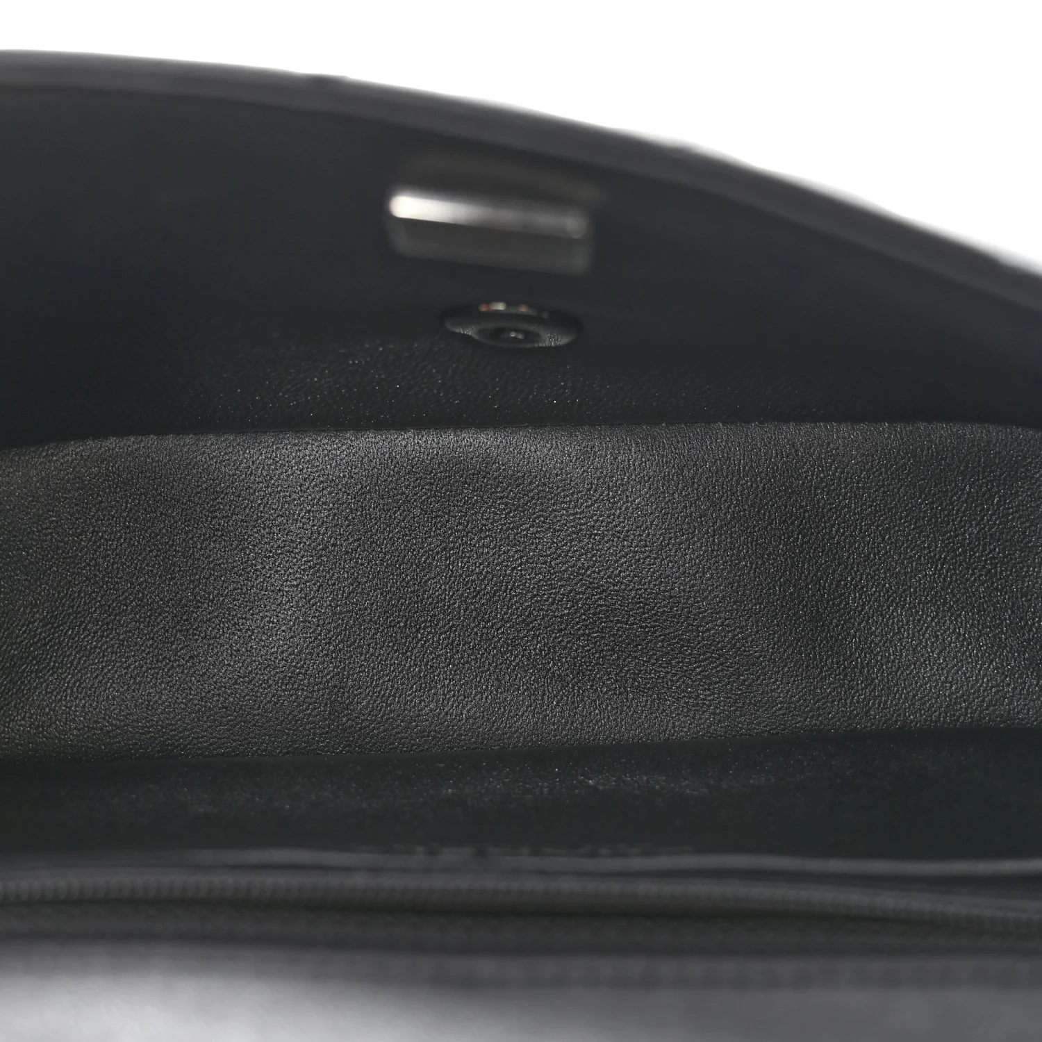 Pearly Lambskin Quilted Mini Rectangular Flap So Black - Top Club