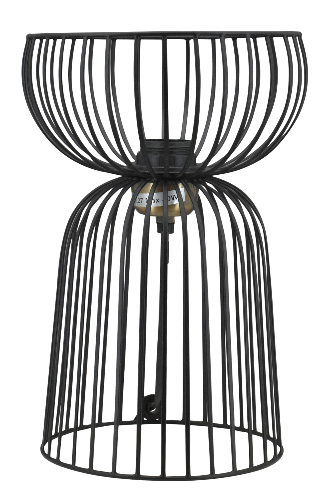 Tafellamp Bari black/bronze