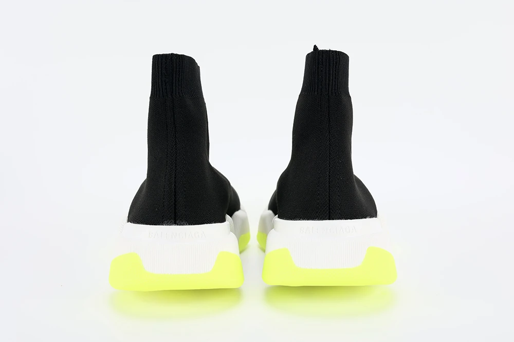 Balenciaga Speed 2LT BLACK/WHITE/FLUORESCENT GEEN - Sneaker Replica Workshop